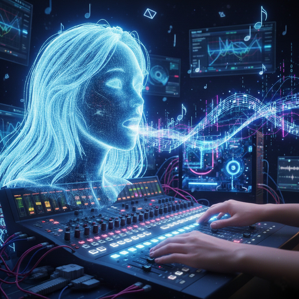 Künstliche Erzeugung von Gesangsstimmen