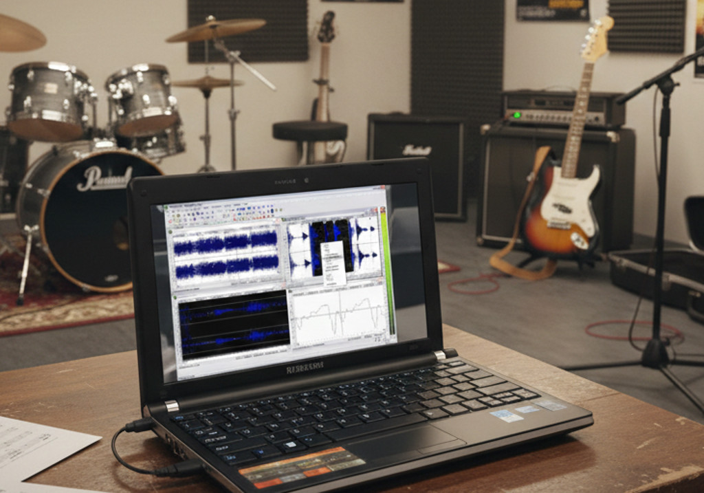 Älter und nicht so leistungsfähig wie 'Audacity' kann man dennoch auch mit der Software 'Wavosaur' so Einiges anstellen